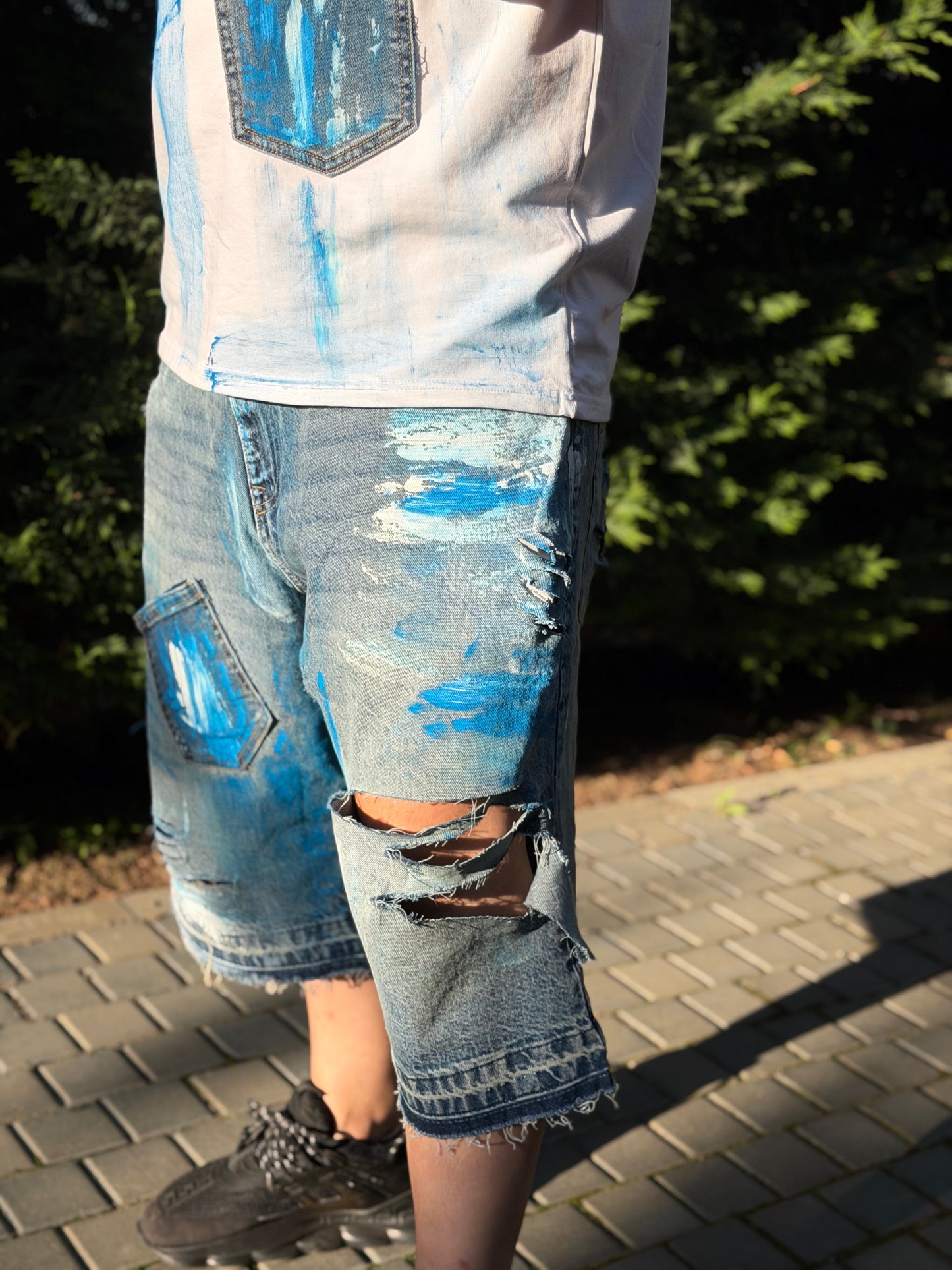 Blugi denim Blue