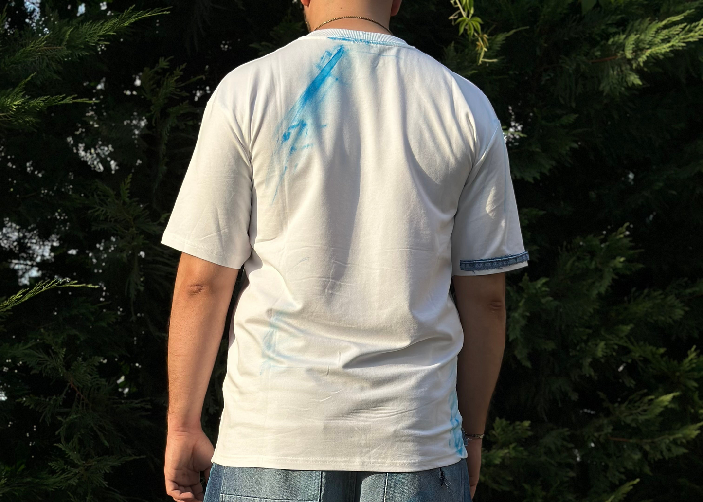 Tricou denim bărbați