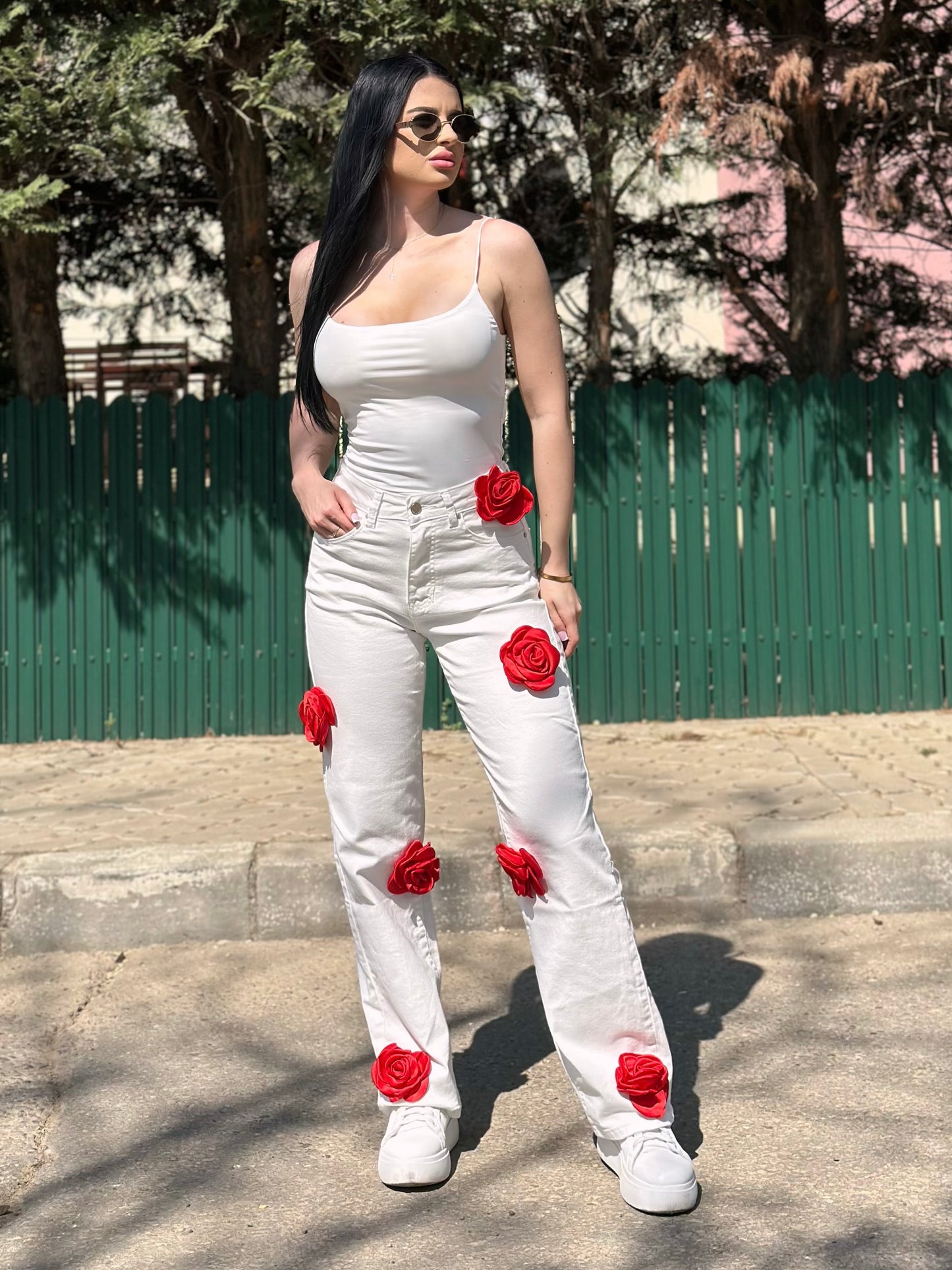 Blugi Havana white