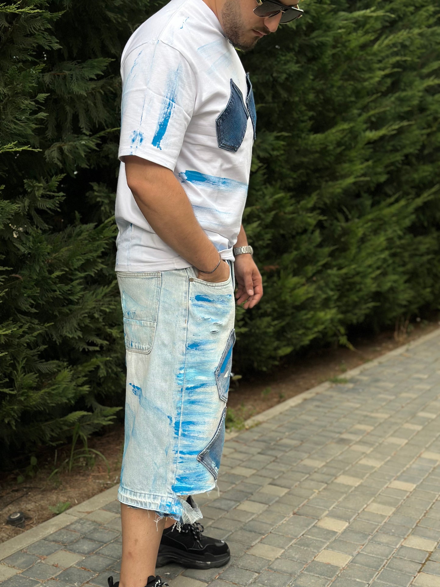 Compleu denim bărbați
