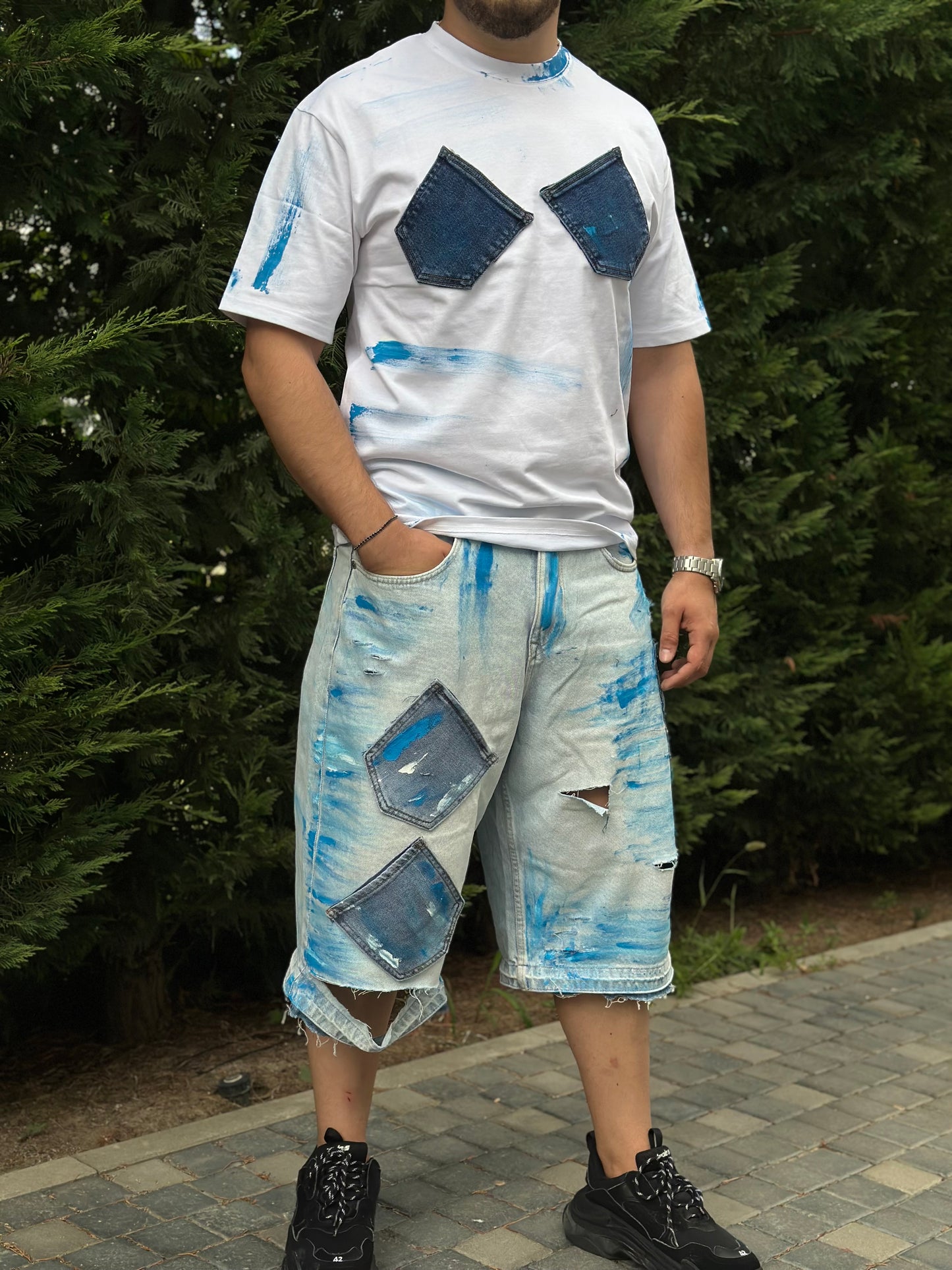 Compleu denim bărbați