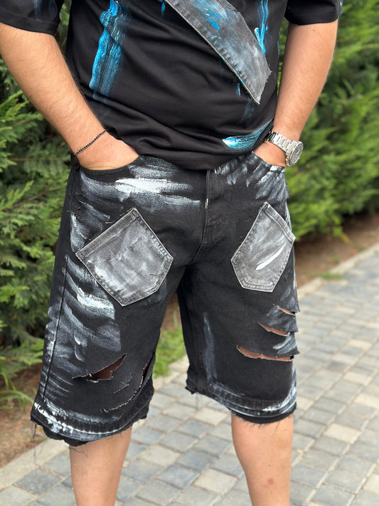 Blugi denim black
