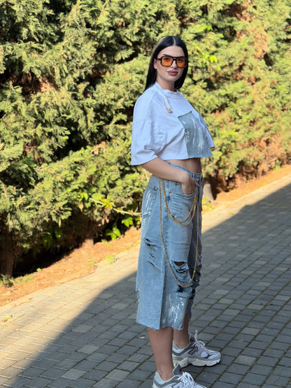 Compleu denim damă