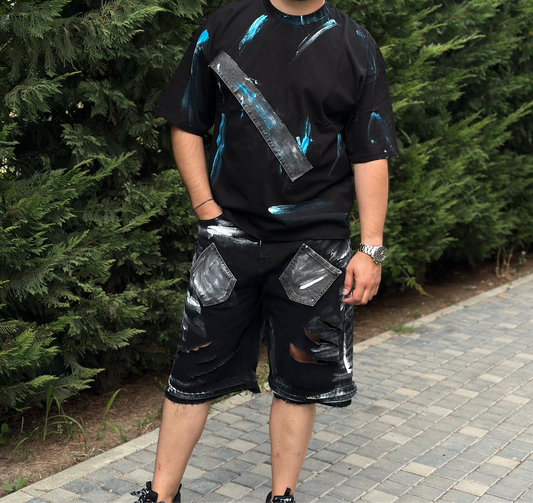 Compleu denim Black