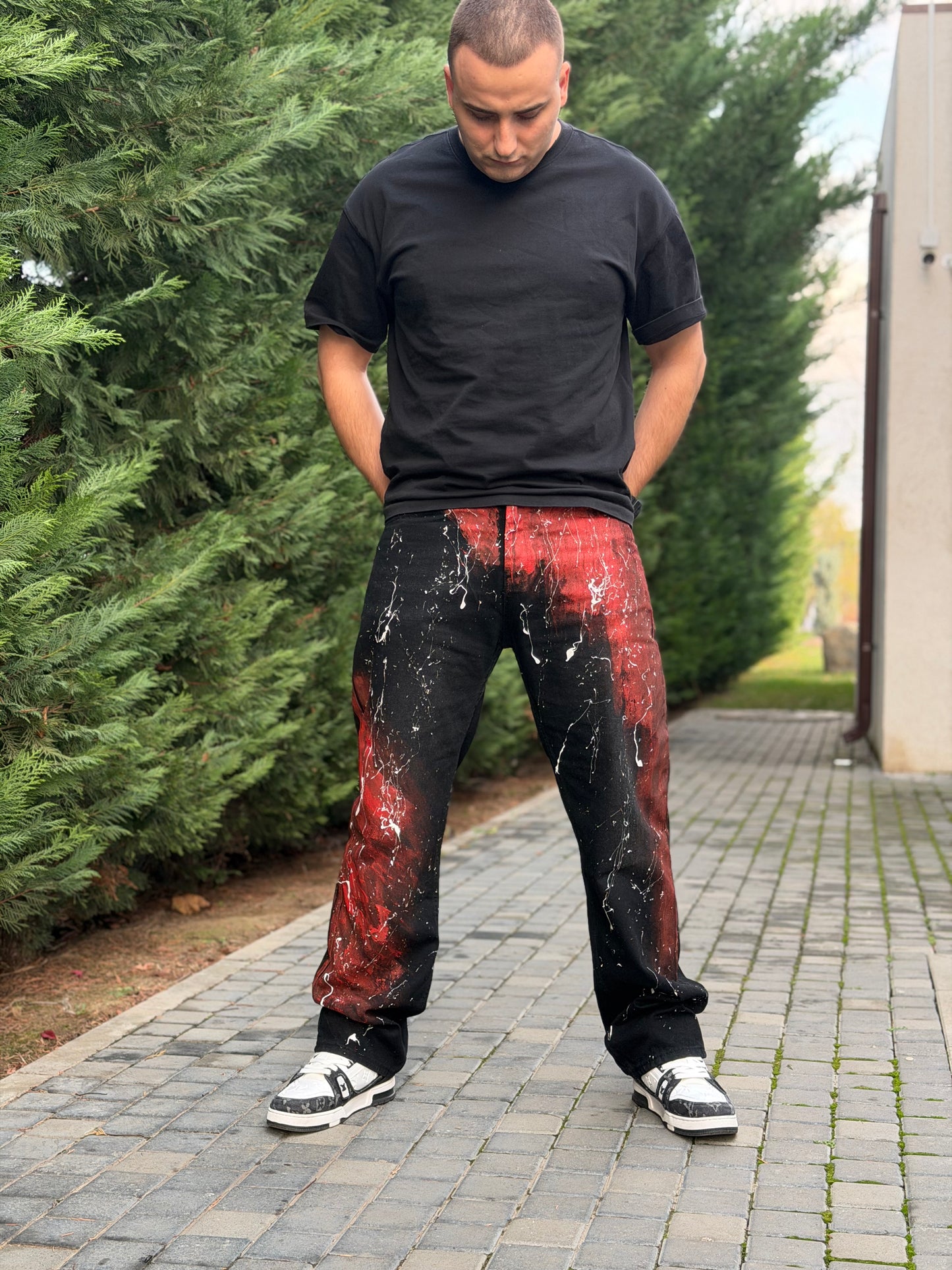 Blugi bărbătești orange