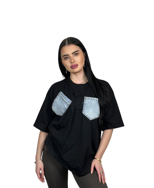 Tricou denim