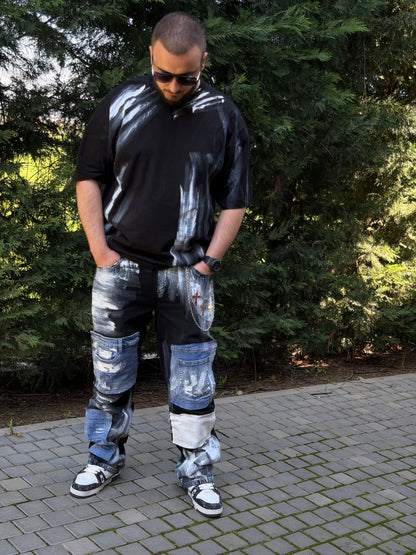Blugi denim bărbătești