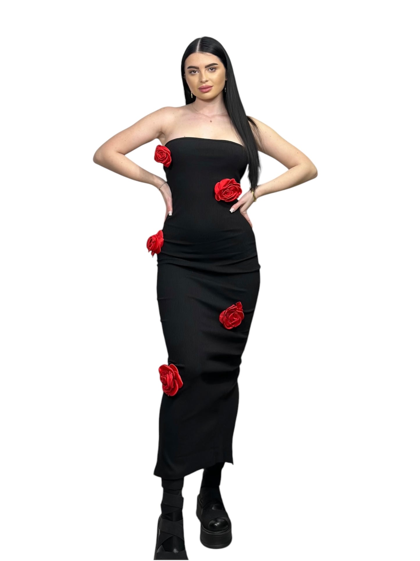 Rochie Rose tricot