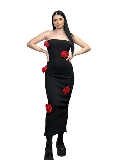 Rochie Rose tricot