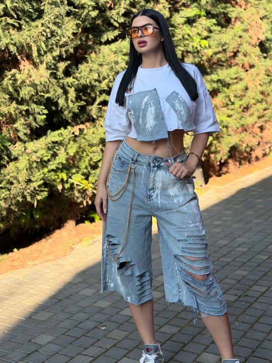 Compleu denim damă