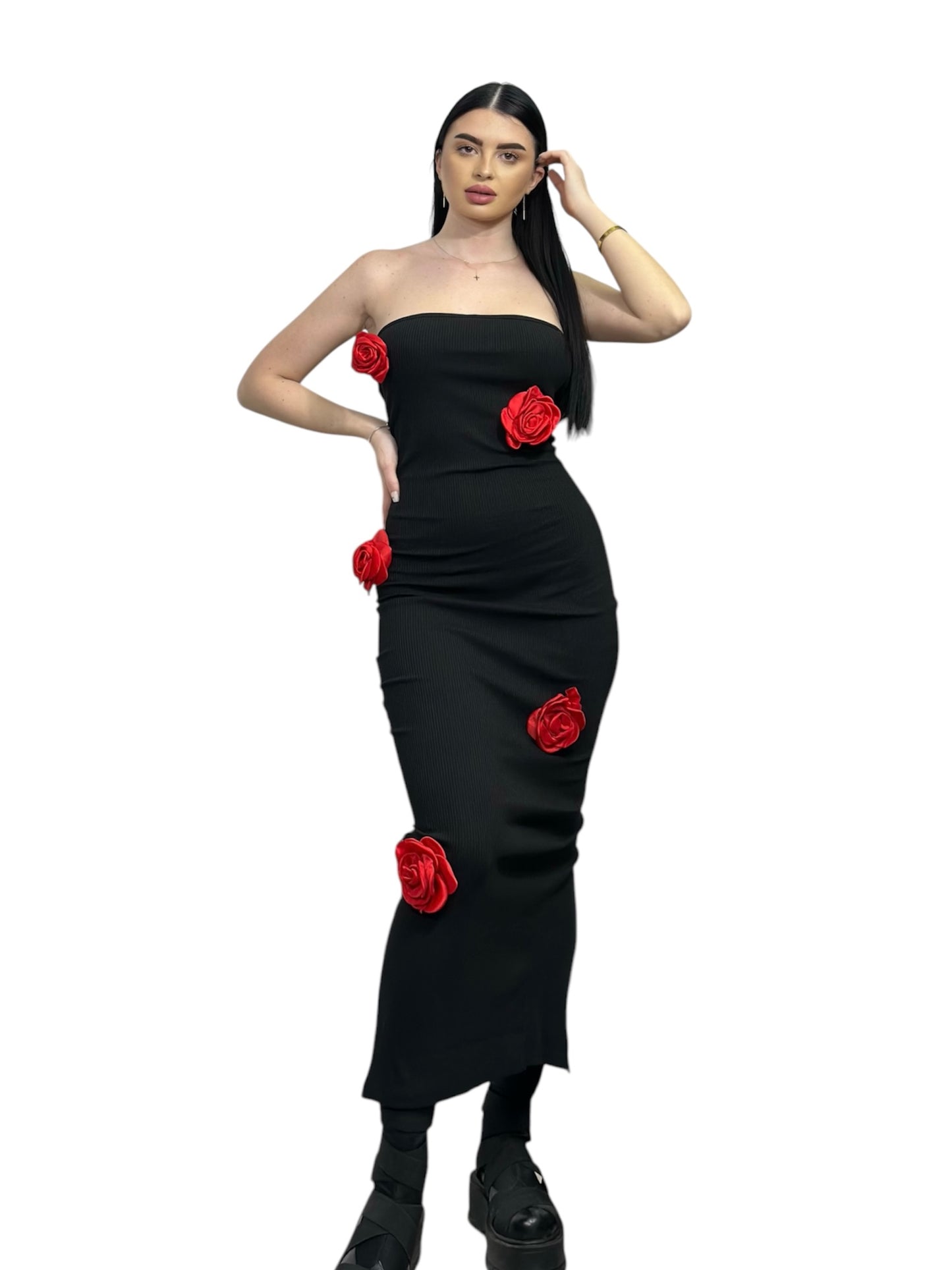 Rochie Rose tricot