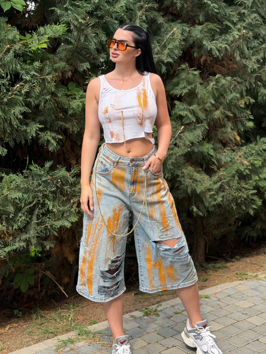 Compleu denim Gold