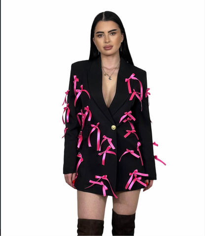 Sacou Ribbon Pink