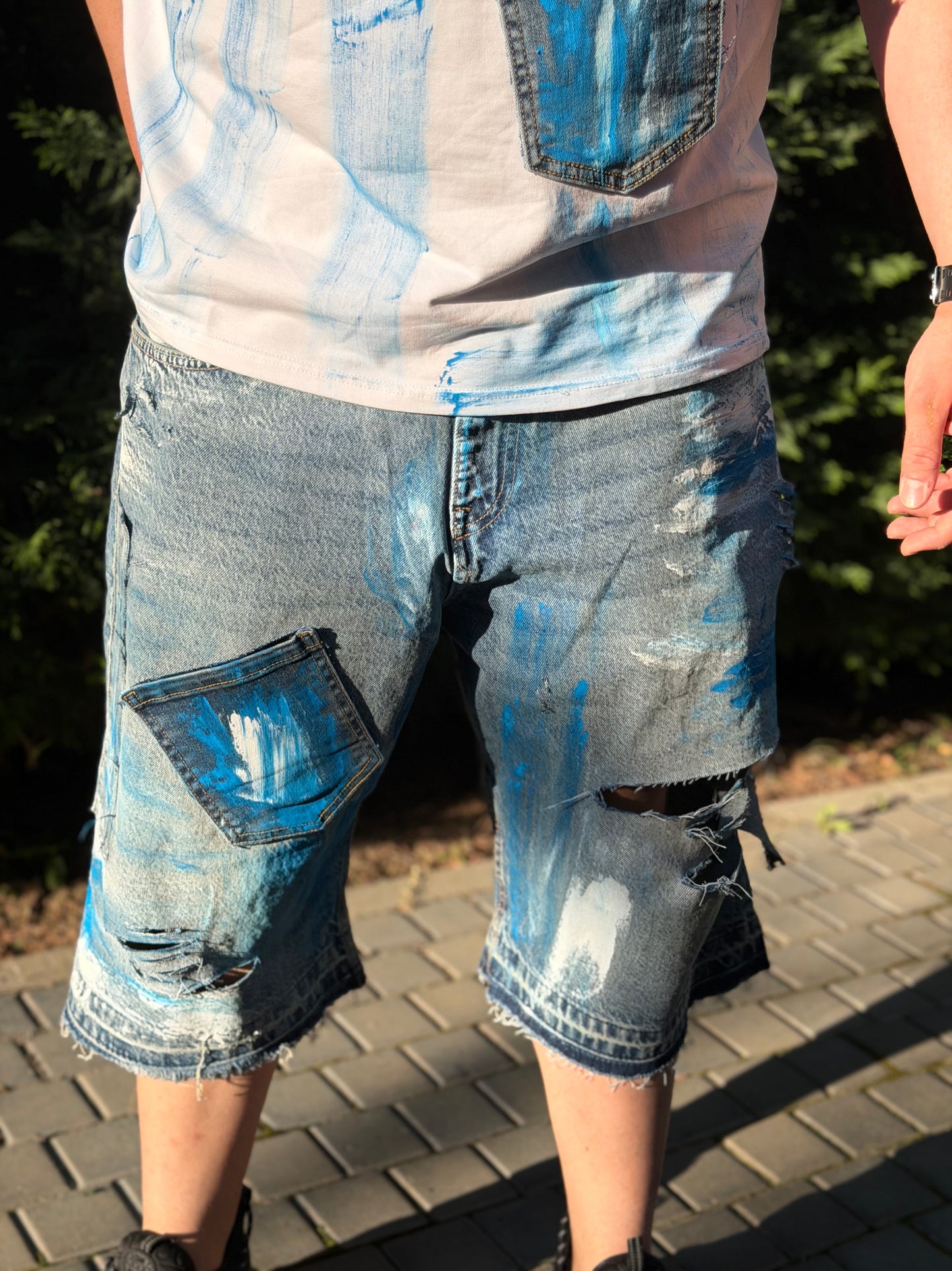 Blugi denim Blue