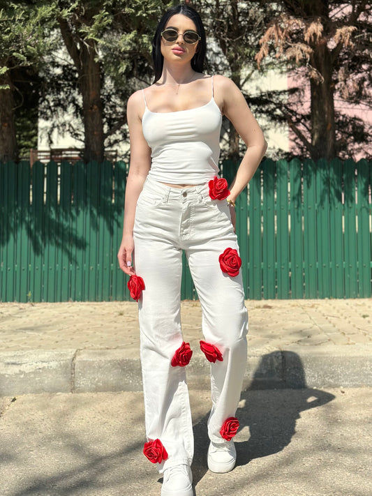 Blugi Havana white