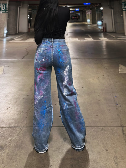 Blugi denim color